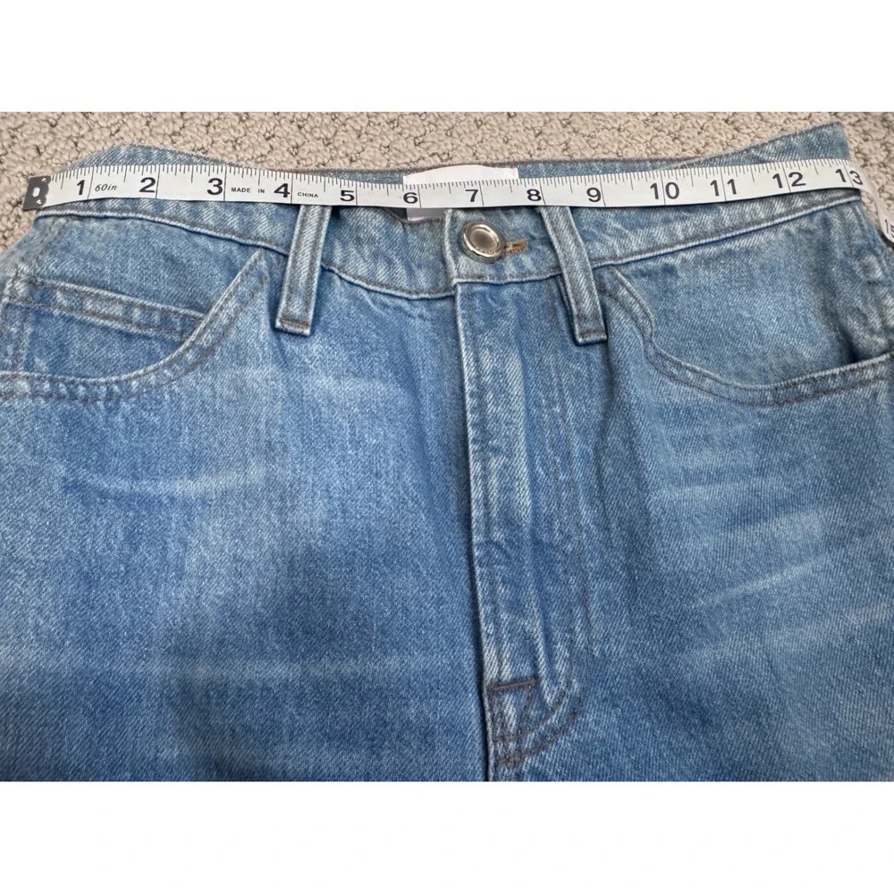 FRAME DENIM LE ITALIEN STRAIGHT JEANS - PURE BLUE‎ SIZE 24 - Picture 10 of 12